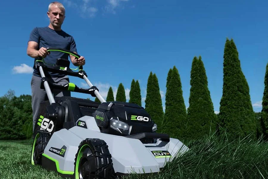 battery powered lawn mower